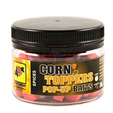 Плавающие насадки CC Baits Corn Toppers Spicy, 30гр