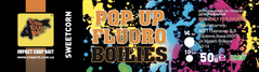 Бойлы CC Baits Fluoro Pop-Ups Sweetcorn 10мм, 35гр