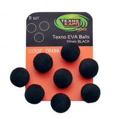 Искусственная насадка Technocarp Eva Balls 14 mm, black 8 шт