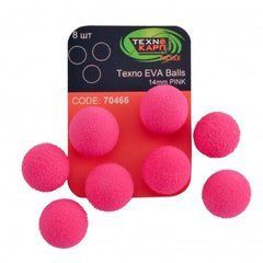 Искусственная насадка Technocarp Eva Balls 14 mm, pink 8 шт
