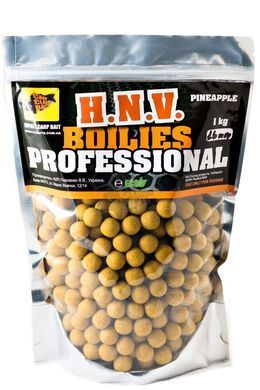 Бойлы CC Baits пылящие Professional Soluble Pineapple 20мм, 1кг