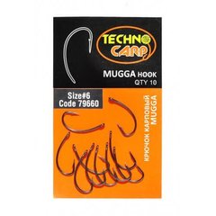 Крючок Technocarp Mugga Hook №4, 10 шт