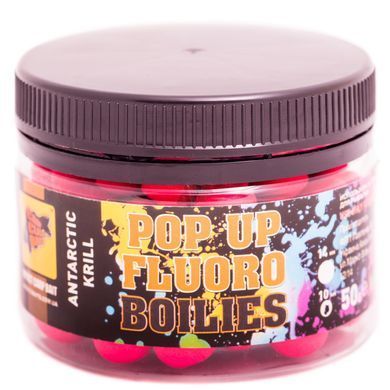 Бойлы CC Baits Fluoro Pop-Ups Antarctic Krill 10мм, 35гр