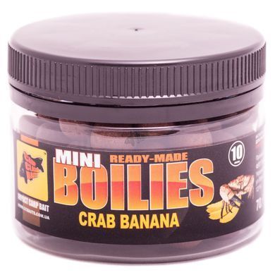 Мини Бойлы CC Baits Ready Made Crab Banana 10мм, 70гр
