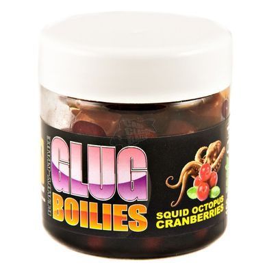 Бойлы CC Baits Glugged Dumbells Squid-Cranberry, 10*16мм, 100гр