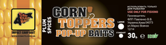 Плавающие насадки CC Baits Corn Toppers Plum Spices, 15 шт