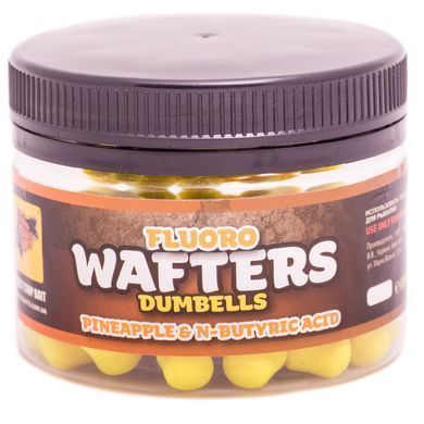 Бойлы CC Baits Pop Ups Fluoro Wafters Pineapple & N-Butyric Acid, 30гр