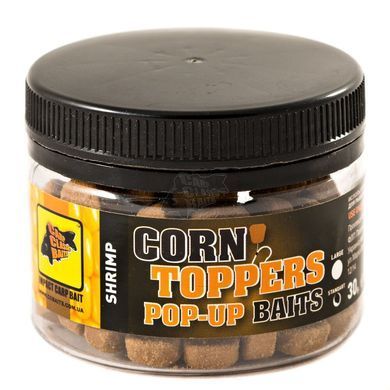 Плавающие насадки CC Baits Corn Toppers Spicy Shrimp, 30гр