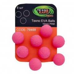 Искусственная насадка Technocarp Eva Balls 10 mm, pink 8 шт