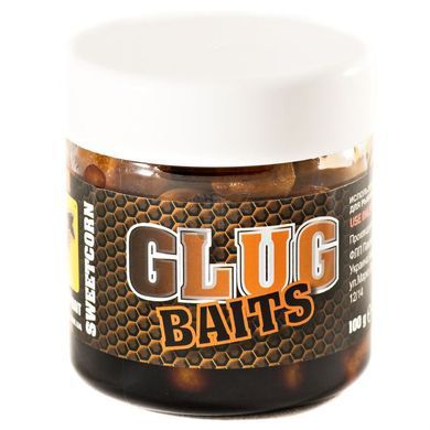 Бойлы CC Baits Glugged Dumbells Sweetcorn, 10*16мм, 100гр